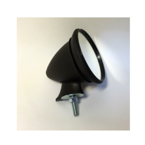 Small Aluminium Single Bolt Bullet Style Black Epoxy Flat Glass ^275