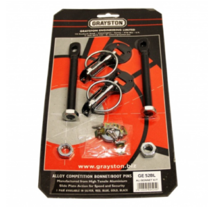 Black Quick Release Bonnet Pins