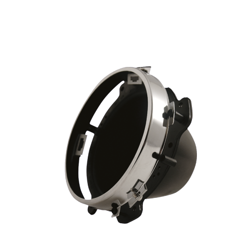 5¾” Headlamp Plastic Bowl Mounting Set With Chrome Retaining Bezel