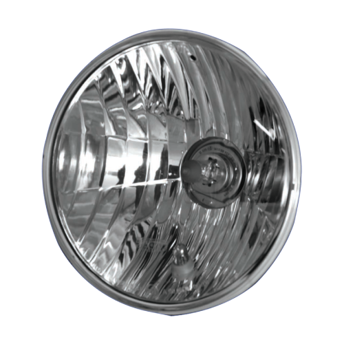 7″ Free Formed Halogen Headlamp Unit UK (RHD) No Pilot, No Bulb Supplied