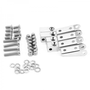 Wind Deflector Hinge kit for 1 Pair Of Deflectors (4 Individual Hinges) FOR THE  GLASS ONLY