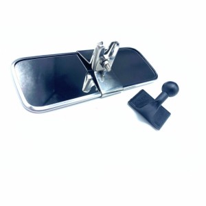 Interior Mirror Stainless Steel with Self Adhesive Arm