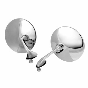 Wing Mounted Mirror (Pair) Convex glass