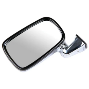 Classic Chrome Domed Backed Door Mirror With Mini Door Mounting (Left Hand)