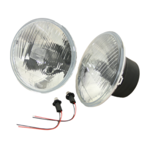 7″ Quadoptic Halogen Metal Reflector Conversion UK (RHD) Headlamp Kit