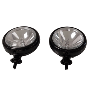 5″ Black Driving Lamp Set New MINI Halogen 55W